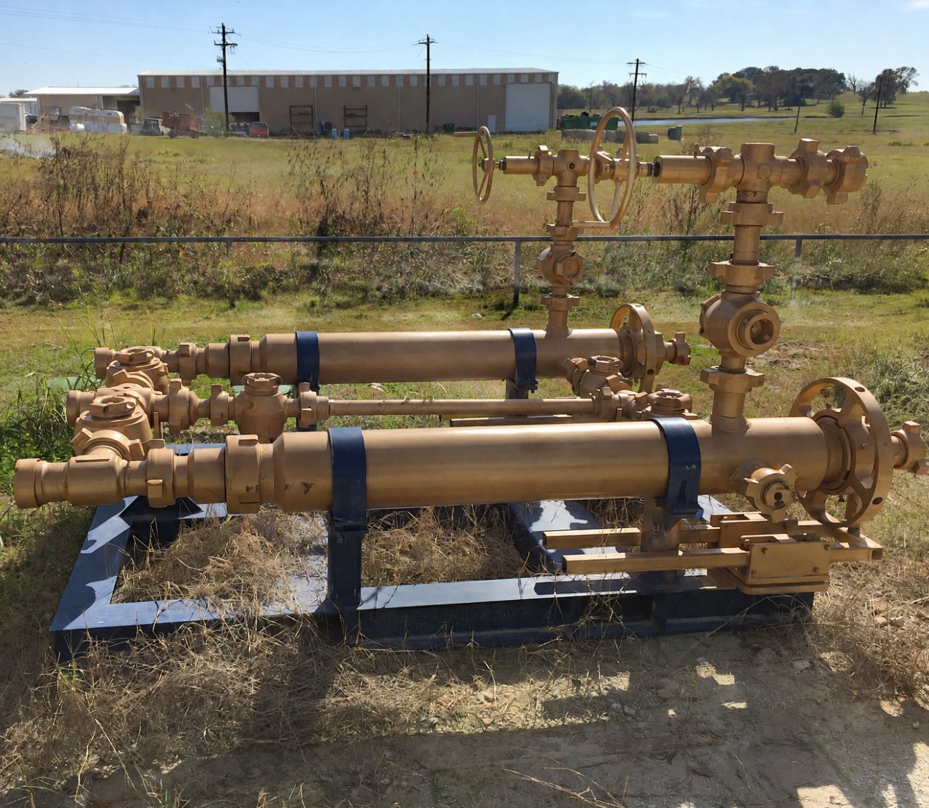 Skid-mounted plug catcher